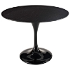 Lippa Saarinen Inspired 36 Inch Round Marble Top Dining Table - EEI-514