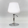 Lippa Like Armless Chair in White and Red - EEI-517-RED