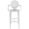 King Modern Aluminum Bar Stool - EEI-541-SLV