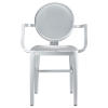 King Aluminum Armchair - EEI-545-SLV