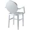 King Aluminum Armchair - EEI-545-SLV