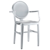 King Aluminum Armchair - EEI-545-SLV