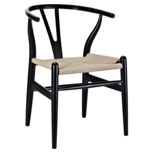 Amish Dining Wood Armchair - Black 