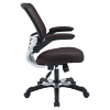 Edge Mesh Office Chair - Adjustable Height, Swivel, Brown - EEI-594-BRN