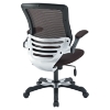 Edge Mesh Office Chair - Adjustable Height, Swivel, Brown - EEI-594-BRN