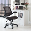 Edge Mesh Office Chair - Adjustable Height, Swivel, Brown - EEI-594-BRN