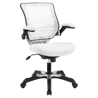 Edge Mesh Office Chair - Adjustable Height, Swivel, White