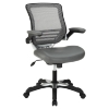 Edge Leatherette Office Chair - Adjustable Height, Swivel - EEI-595