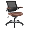 Edge Leatherette Office Chair - Adjustable Height, Swivel - EEI-595