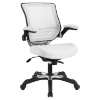 Edge Leatherette Office Chair - Adjustable Height, Swivel - EEI-595