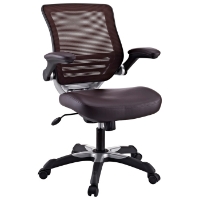Edge Mesh Back Office Chair - Adjustable Height, Brown