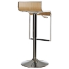 LEM Piston Style Bar Stool with Wood Seat - EEI-605