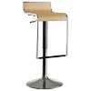 LEM Piston Style Bar Stool with Wood Seat - EEI-605