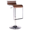 LEM Piston Style Bar Stool with Wood Seat - EEI-605