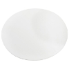Lippa Saarinen Inspired Oval Fiberglass Top Dining Table in White - EEI-624-WHI