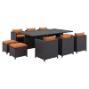 Reversal 11 Pieces Outdoor Patio Set - EEI-644-EXP-SET