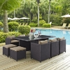 Reversal 11 Pieces Outdoor Patio Set - EEI-644-EXP-SET
