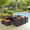 Reversal 11 Pieces Outdoor Patio Set - EEI-644-EXP-SET