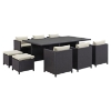 Reversal 11 Pieces Outdoor Patio Set - EEI-644-EXP-SET