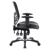 Articulate Faux Leather Office Chair - Black - EEI-755-BLK