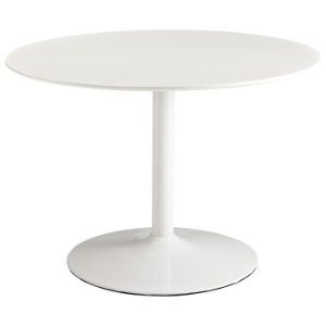 Revolve Round Dining Table - White 