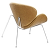 Nutshell Leatherette Lounge Chair - Tan - EEI-809-TAN