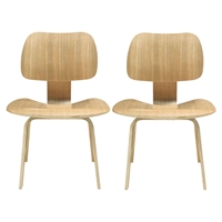 Fathom Wood Dining Chairs - Natural (Set of 2)