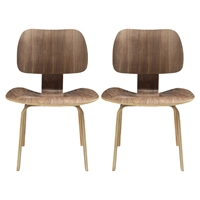 Fathom Wood Dining Chairs - Walnut (Set of 2)