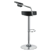 Diner Faux Leather Bar Stools - Black (Set of 2) - EEI-930-BLK
