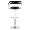 Diner Faux Leather Bar Stools - Black (Set of 2) - EEI-930-BLK