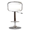 Diner Faux Leather Bar Stools - White (Set of 2) - EEI-930-WHI