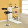 Diner Bar Stool - Black, Swivel (Set of 4) - EEI-932-BLK