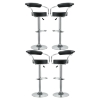 Diner Bar Stool - Black, Swivel (Set of 4) - EEI-932-BLK