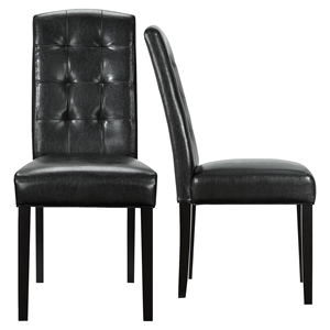 Perdure Dining Chair - Black (Set of 2) 