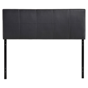 Oliver Leatherette Headboard - Black 