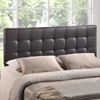 Lily Tufted Leatherette Headboard - Brown - EEI-51-BRN
