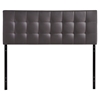 Lily Tufted Leatherette Headboard - Brown - EEI-51-BRN