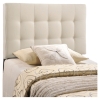Lily Twin Tufted Fabric Headboard - EEI-5148