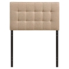 Lily Twin Tufted Fabric Headboard 