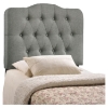 Annabel Twin Button Tufted Fabric Headboard - EEI-5160
