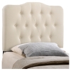 Annabel Twin Button Tufted Fabric Headboard - EEI-5160
