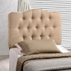 Annabel Twin Button Tufted Fabric Headboard - EEI-5160