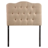 Annabel Twin Button Tufted Fabric Headboard - EEI-5160