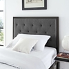 Mia Twin Fabric Bed - Brown, Gray - EEI-5178-BRN-GRY-SET