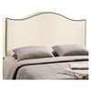 Curl Button Tufted Headboard - Ivory - EEI-520-IVO