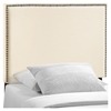 Region Twin Nailhead Upholstered Headboard - Ivory - EEI-5218-IVO