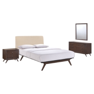 Tracy 4 Pieces Queen Bedroom Set 