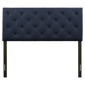 Theodore Fabric Headboard - Tufted, Navy 