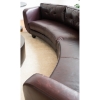 Delano Top Grain Leather Sectional - Cappuccino - ELE-DLN-SEC-LAFL-RAFL-CAPP-1