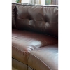 Delano Top Grain Leather Sectional - Cappuccino - ELE-DLN-SEC-LAFL-RAFL-CAPP-1